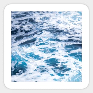 Blue ocean waves Sticker